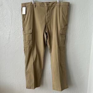 Dockers The Broken In Cargo Utility Pants Mens 46x30 Khaki Big & Tall Stretch